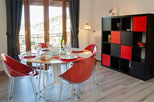 Apartment at La Turbie, Cote d'Azur, dining area