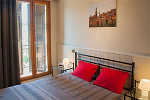 Apartment at La Turbie, Cote d'Azur, double bedroom